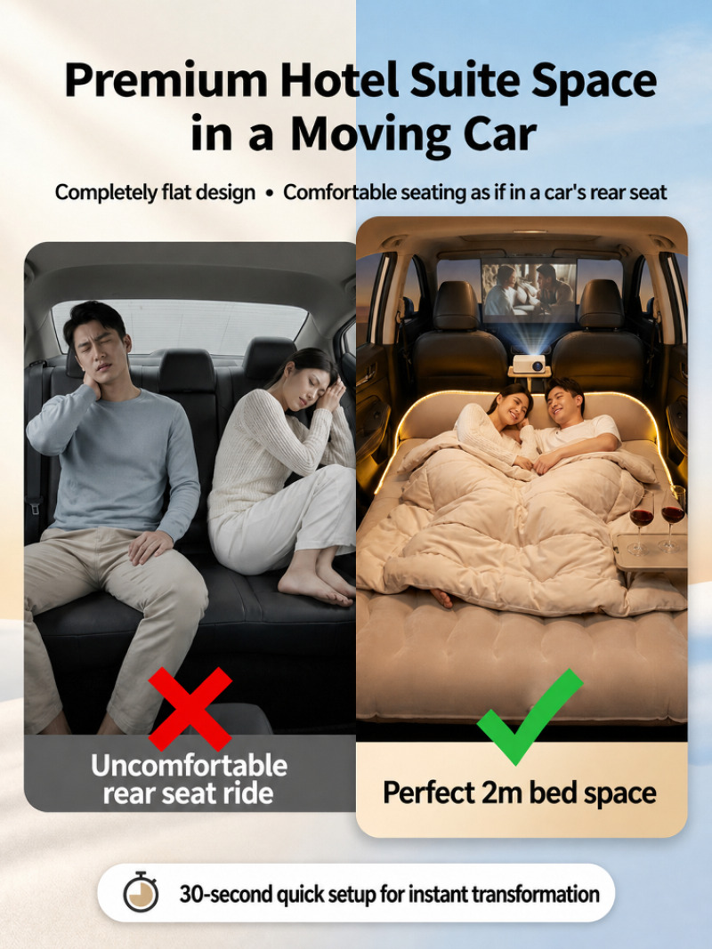 Universeel auto-luchtbed, elek - Outdoor Camping Carpet recensie en prijs