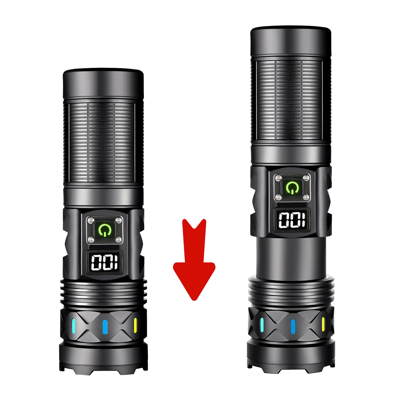 Krachtige LED-zaklamp Telescop - Outdoor Camping Lantern recensie en prijs