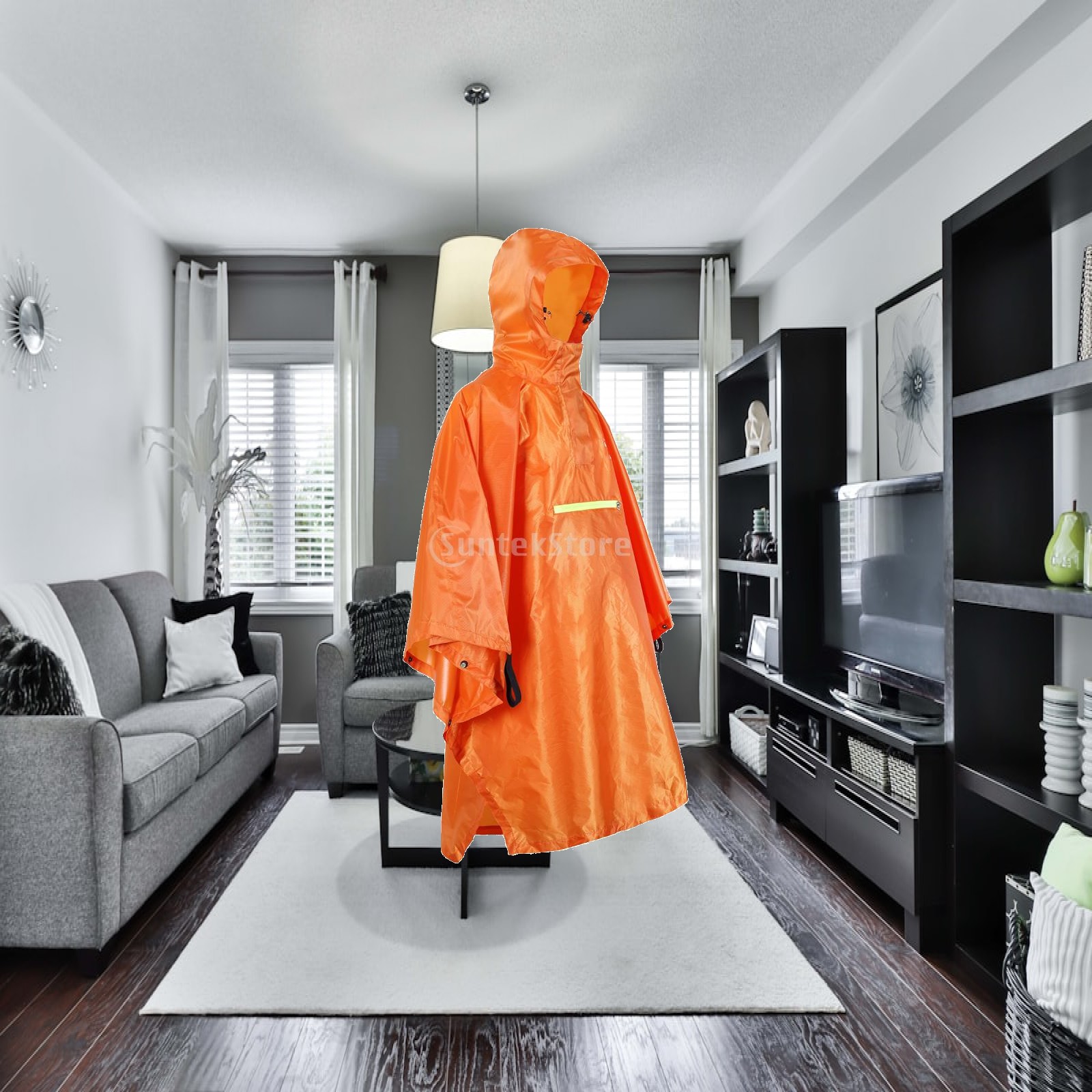 Regenbestendige fietsjas, wind - Camping Rain Poncho recensie en prijs