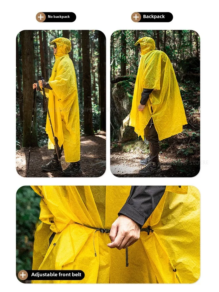 15D/210T Regenjas Waterdichte  - Camping Rain Poncho recensie en prijs
